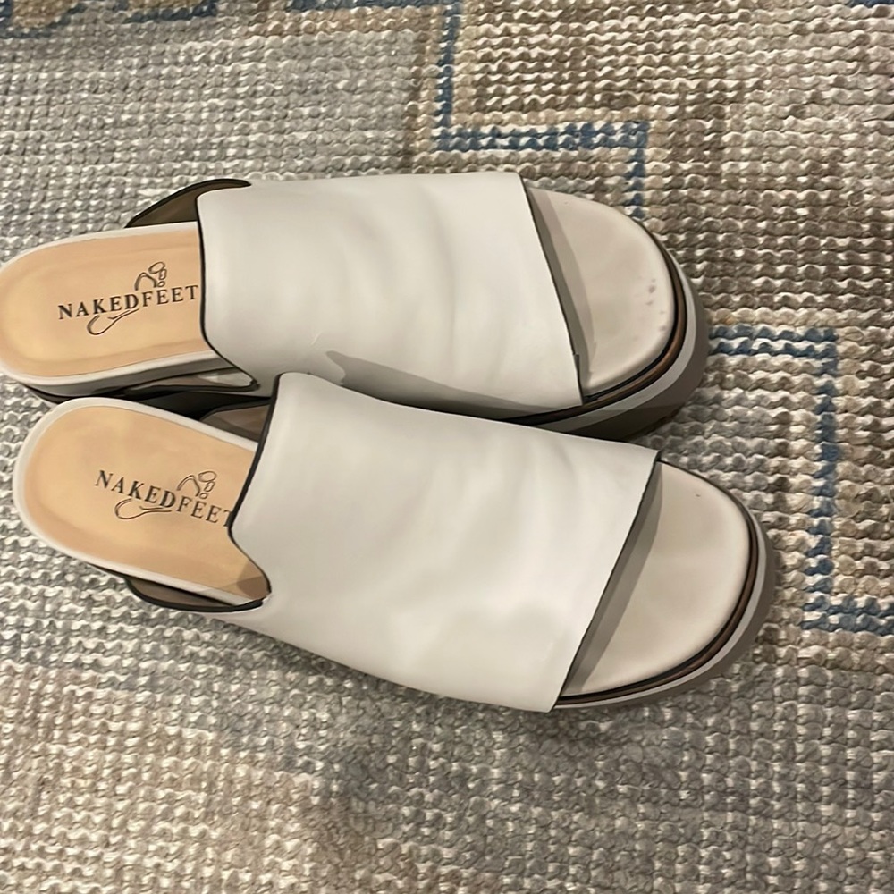 Naked Feet wedge sandals.